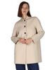 Women's beige stretch summer trench coat 50260003 031