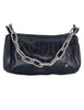 RBS 9700 047 Women's Black Leather Chain Bag