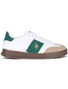 Men's sneakers in white eco leather