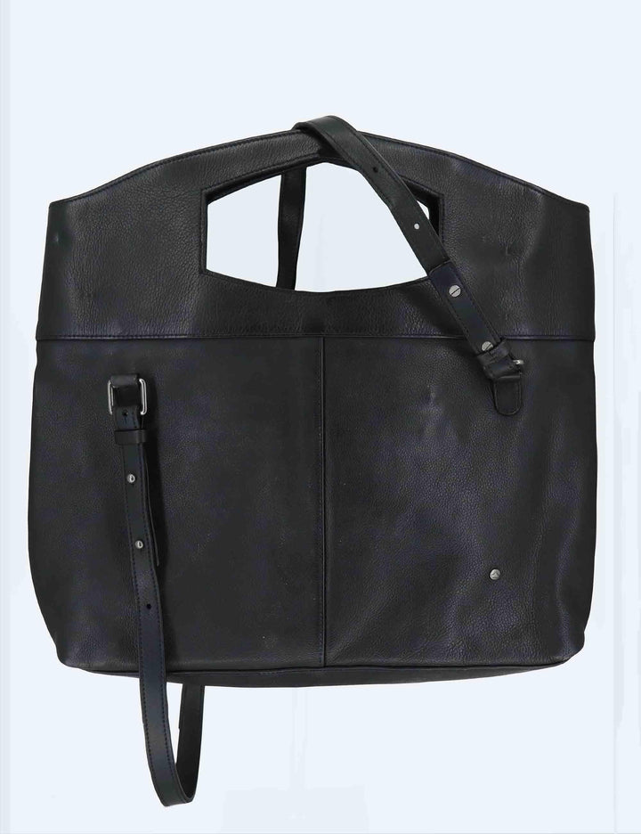 Borse donna urban family maxi in pelle nera RBS 9004 047 Rehard 