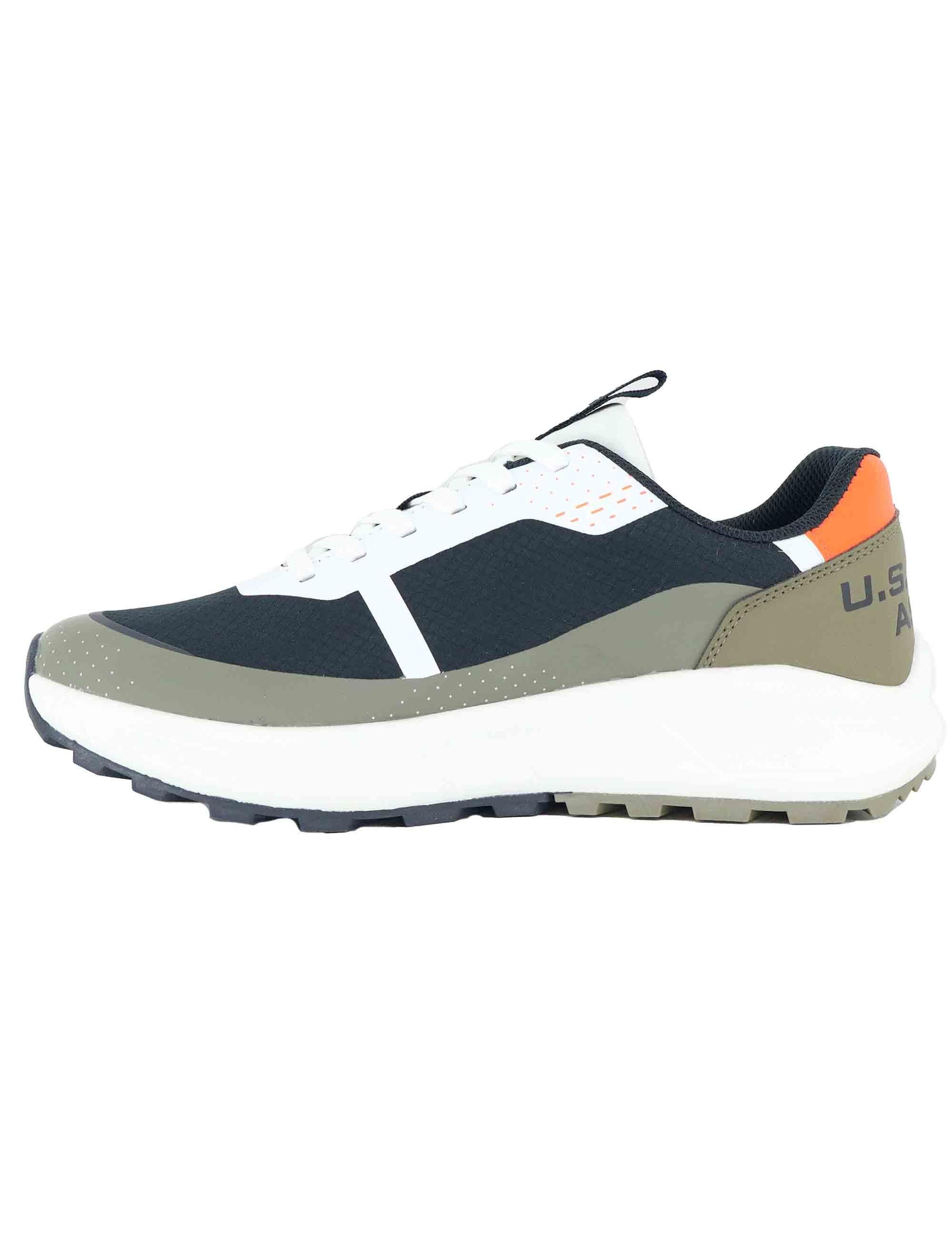 Sneakers uomo in tessuto tecnico taupe con suola alta in gomma SETH012A DBL-TAU01 U.S. Polo Assn. 