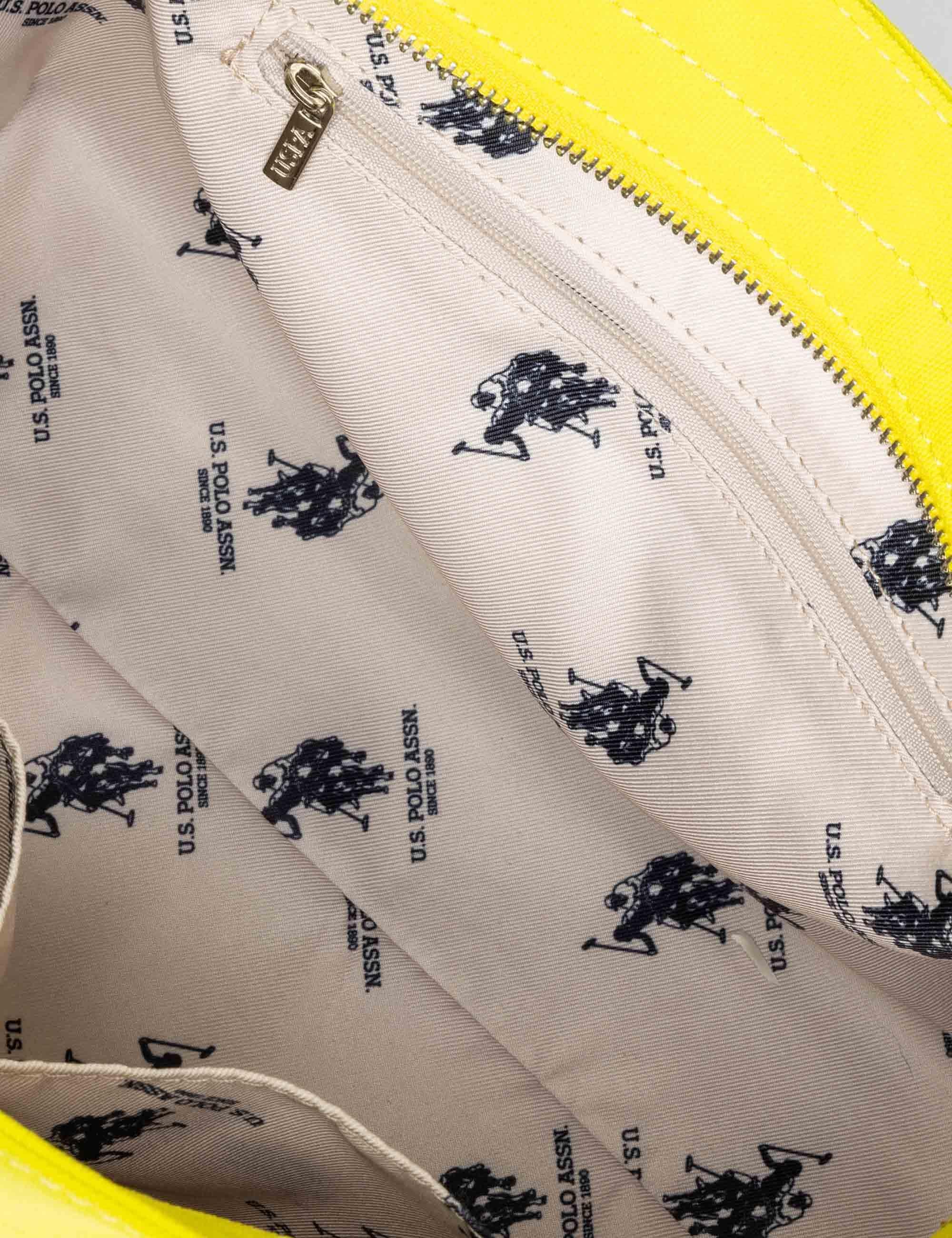 Borse donna Beach in cotone giallo BEUA76248WC O713 U.S. Polo Assn. 