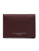 Women's burgundy leather Grain Wallet PF5039 14050 GRN