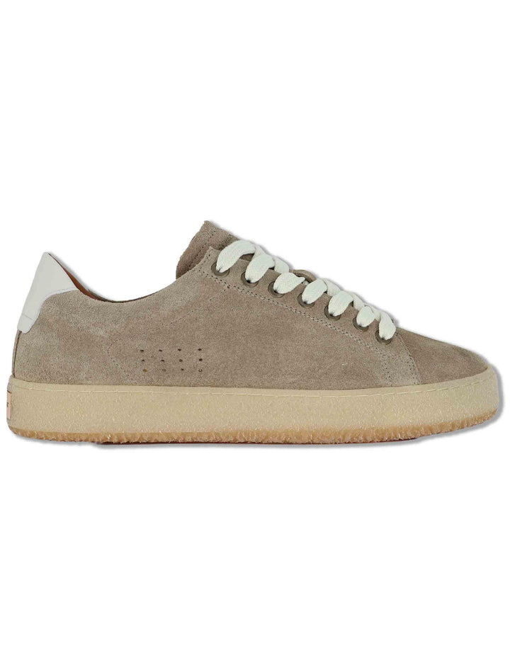 Sneakers uomo Kelpe in camoscio taupe con suola alta 13971 11218AM Ambitious 