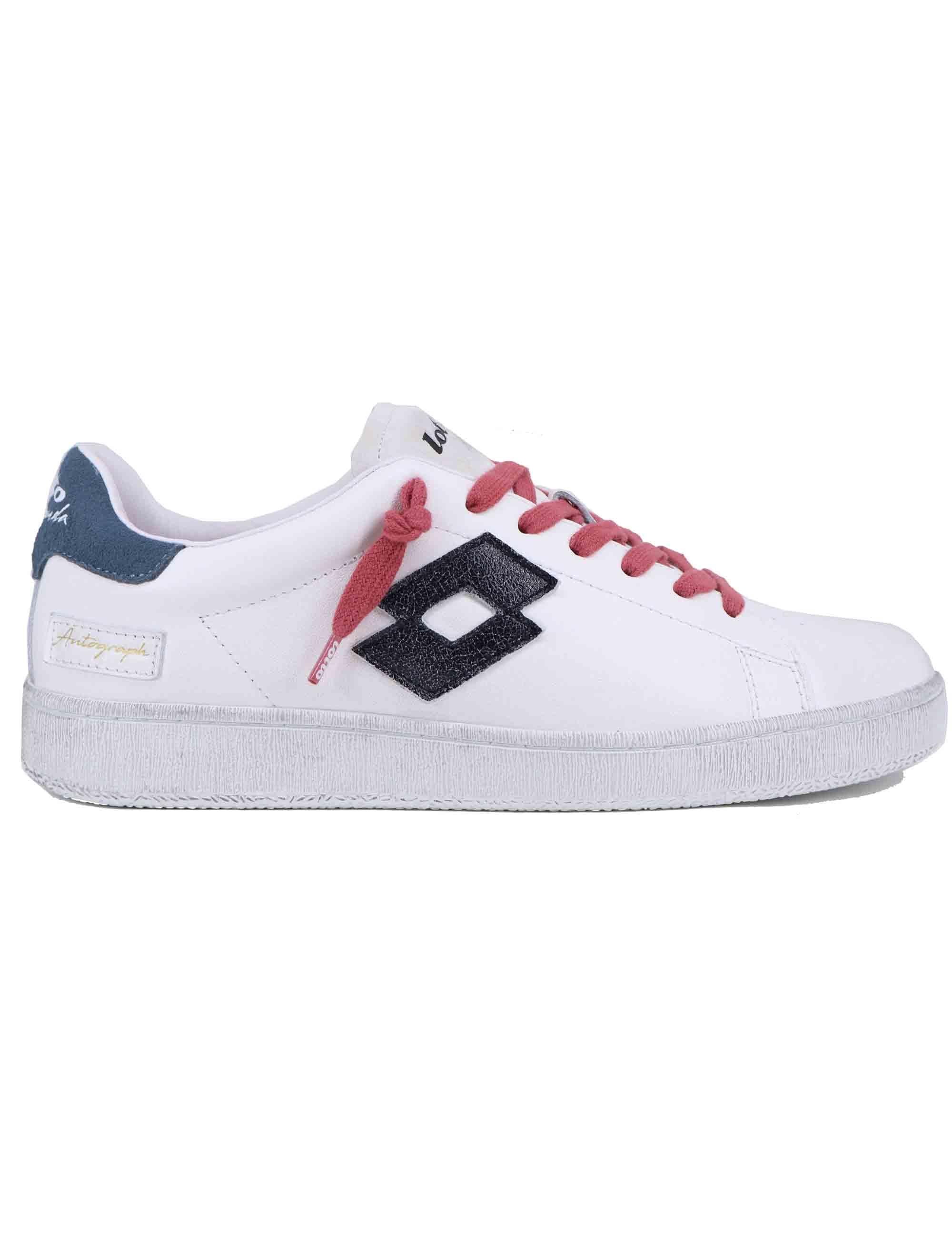 Snekaers uomo in pelle bianca 2218870 A45 Lotto Leggenda 