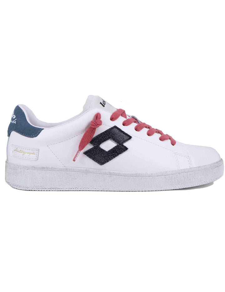 Snekaers uomo in pelle bianca 2218870 A45 Lotto Leggenda 