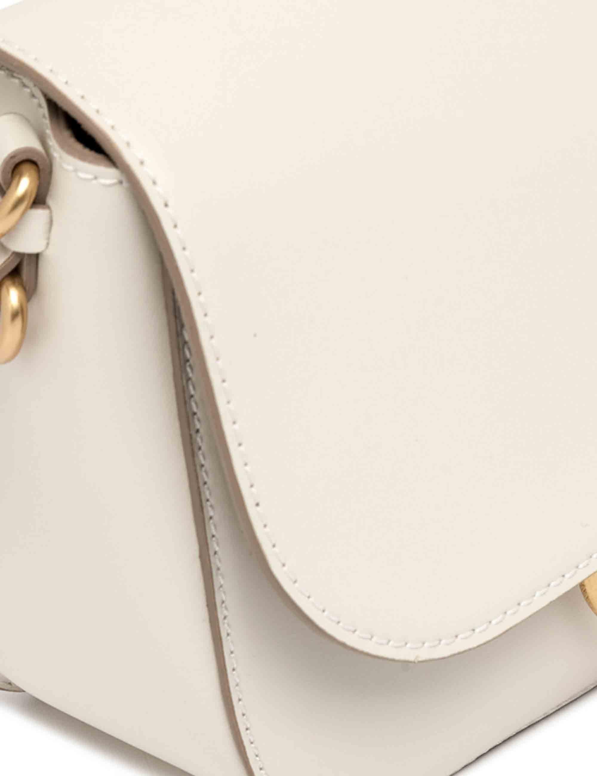 Borse a tracolla donna Meg in pelle panna BS8985 3890 PRCK Gianni Chiarini 