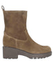 JAVITO BS TAUPE Women's Taupe Suede Ankle Boots