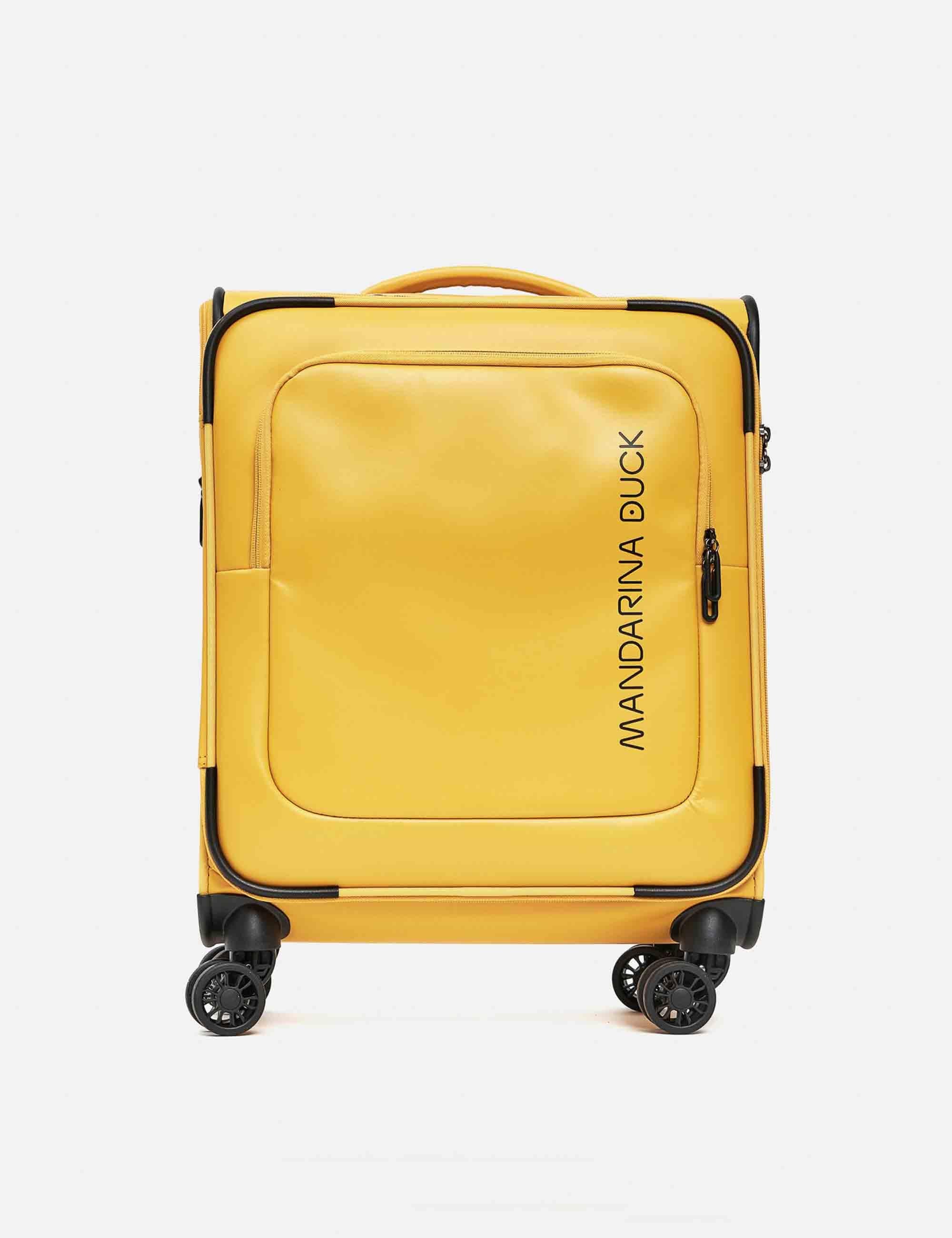 Trolley soft Eco Coated 4 ruote in giallo 55x40x20 cm P10OSV01 05J Mandarina Duck 