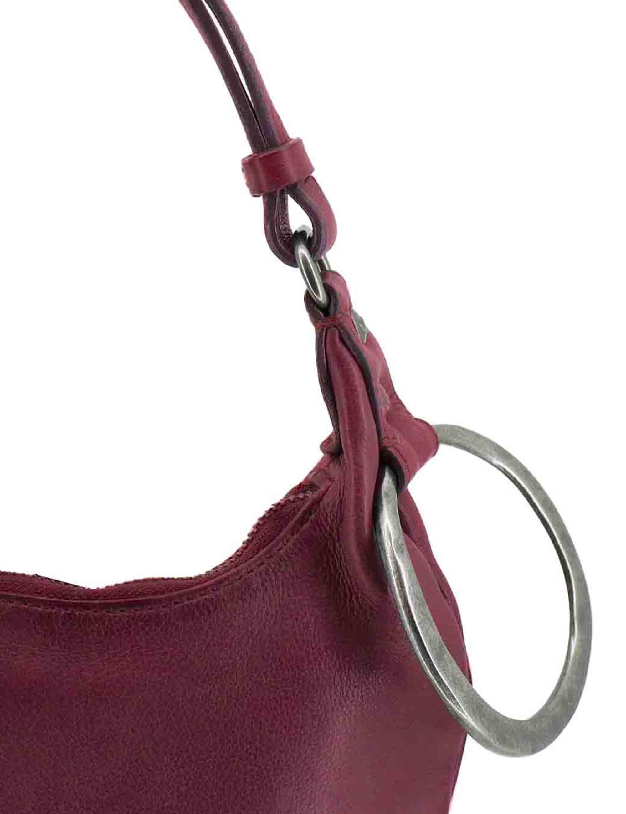 Borse donna urban mini hobo in pelle bordeaux RBS 9000 038 Rehard 