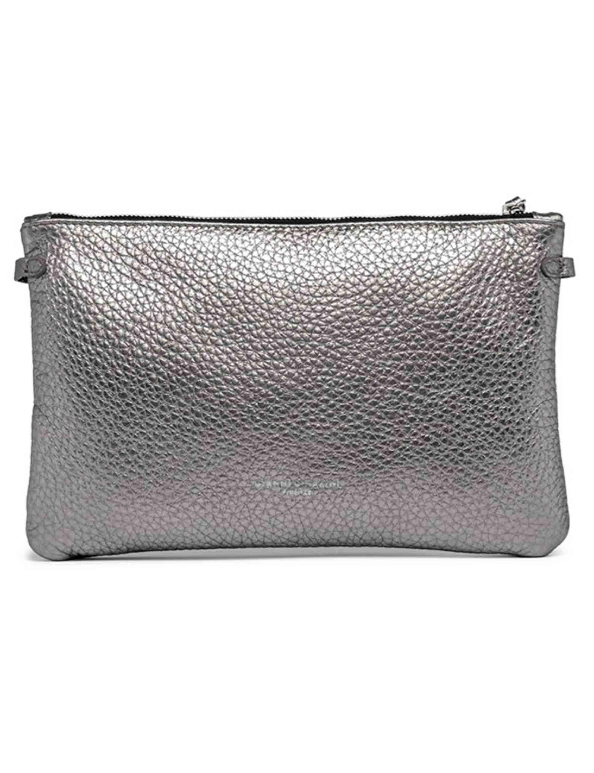Borse donna Hermy in pelle martellata grigio perla con tracolla BS3975 14205 RNGDBL Gianni Chiarini 
