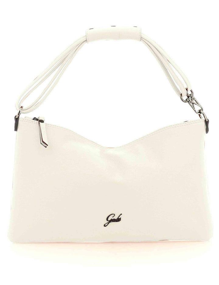 Borse donna Beyonce EW M in pelle off white con tracolla removibile G012100T2 X2428 C1003 Gabs 