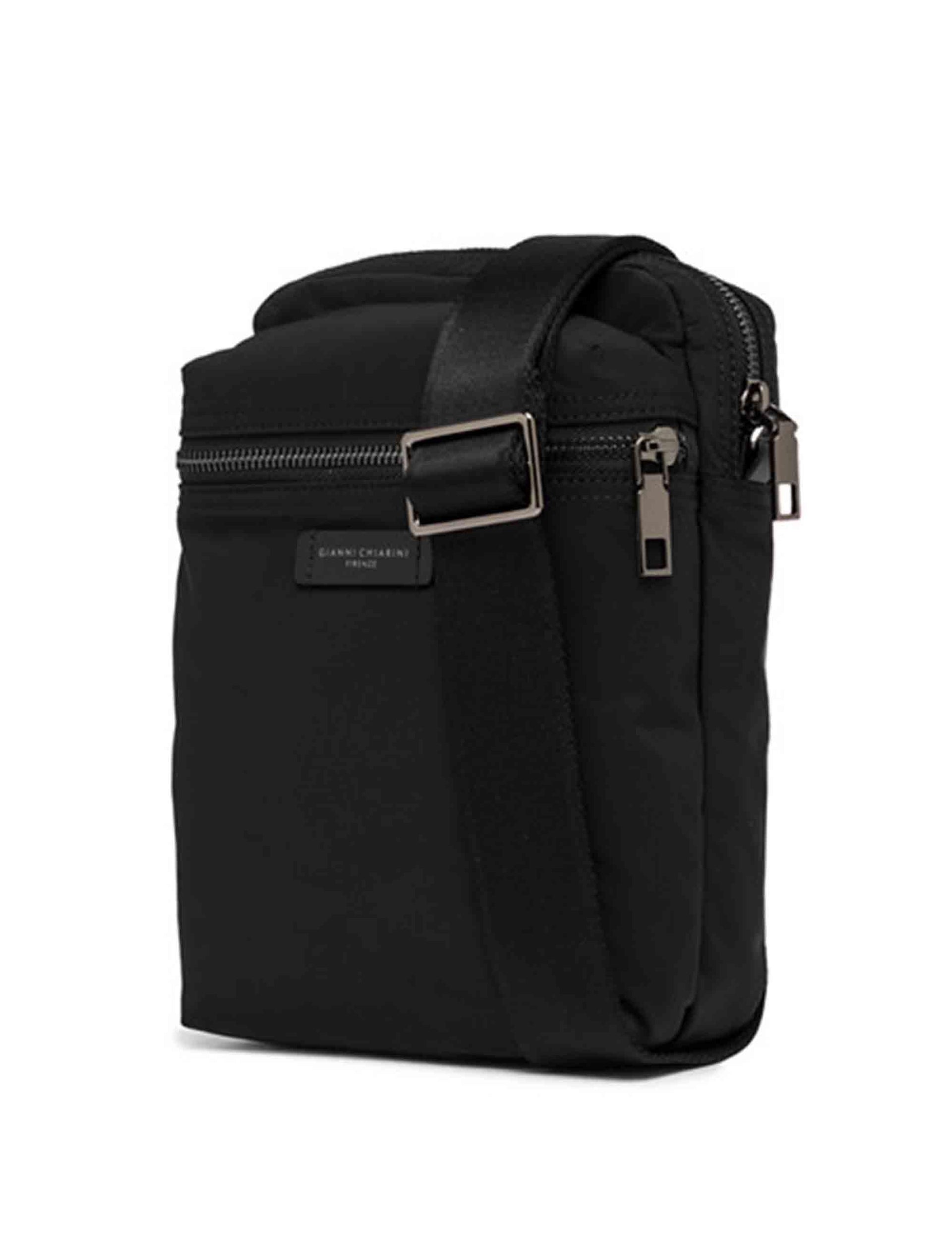 Borselli uomo in nylon nero con tracolla BSU B18209 DS 22621 NYL-PL Gianni Chiarini 