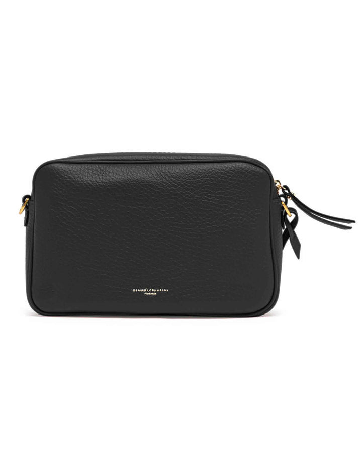 Borse donna Marisol in pelle nera con tracolla removibile e gancio oro BS11516 001 TKL Gianni Chiarini 