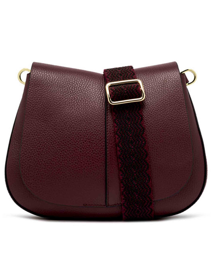 Borse donna Helena Round in pelle martellata bordeaux BS6036 14050 COMMGRN-NAOP Gianni Chiarini 