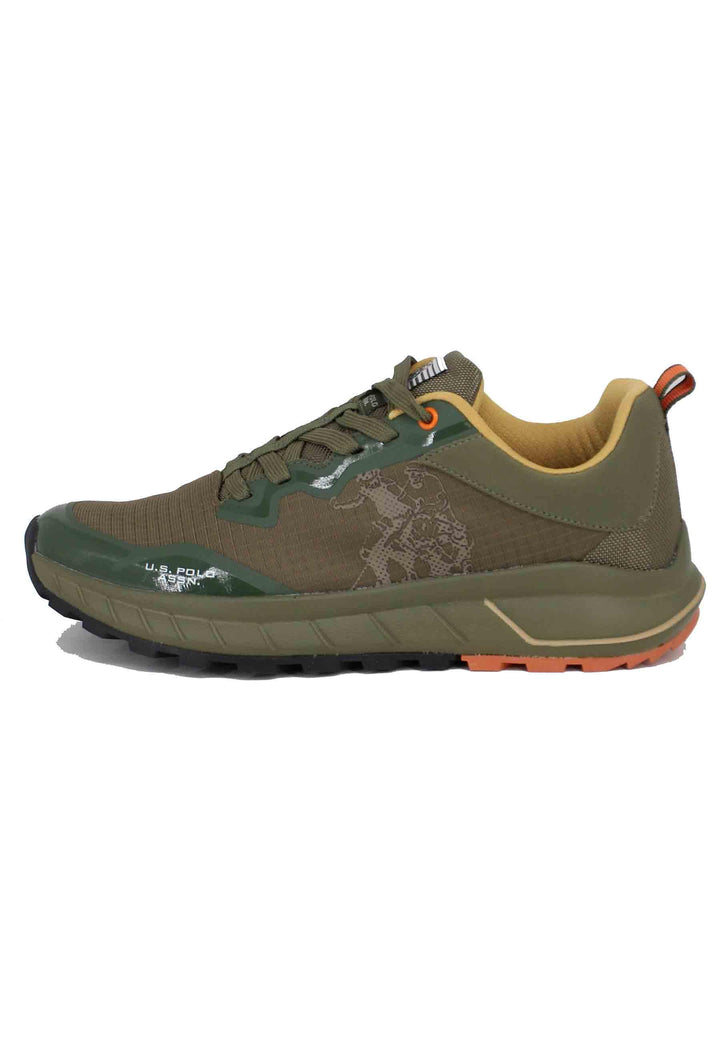 Sneakers uomo in tessuto tecnico verde SETH005 MIL U.S. Polo Assn. 