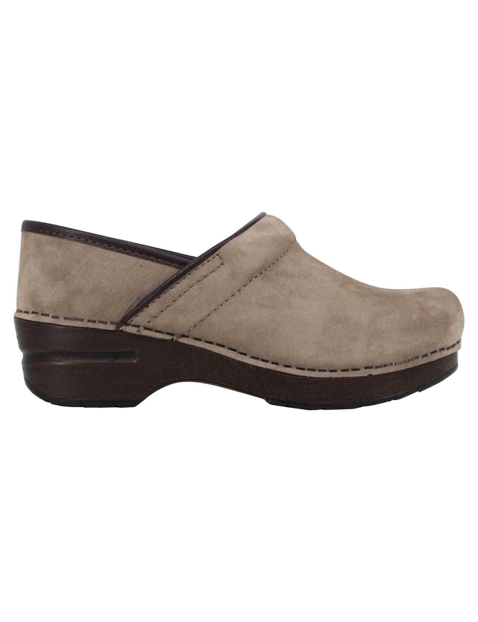 Clogs donna Professional in nabuk taupe PROFESSIONAL 106-167878 Dansko 