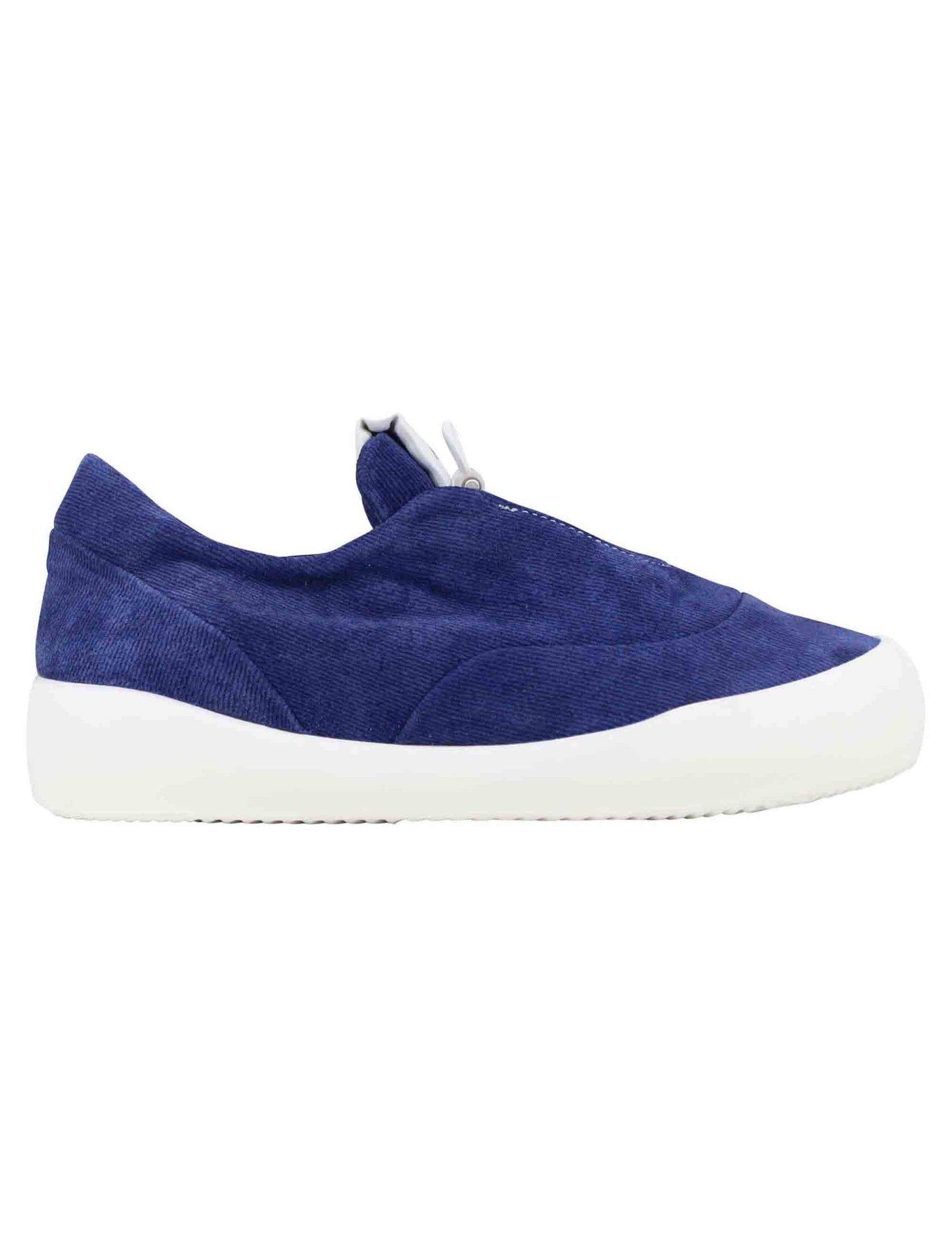 Sneakers donna in camoscio blu con suola in gomma leggera NINA 002 Andia Fora 