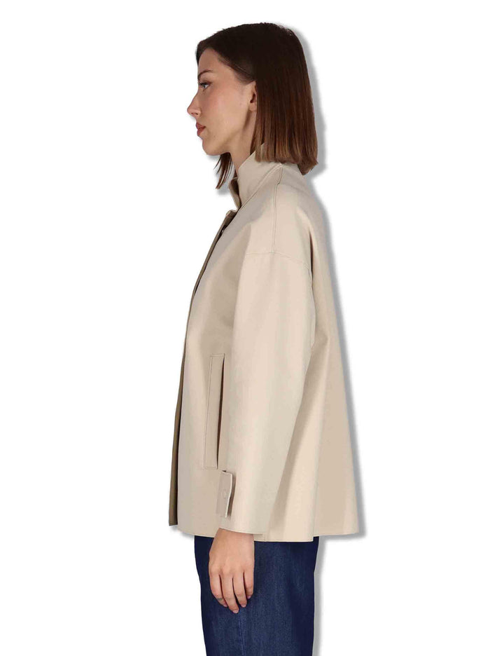 Giaccche donna coreana Sanzio in Tessuto Tecnico Stretch naturale 50260005 031 Ewooluzione 
