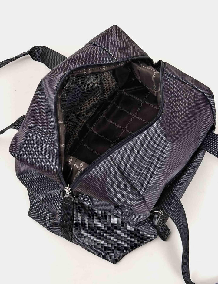 Borsoni MD20 in tessuto grigio con manici e tracolla 9,8x15,7x7,9 cm P10QMB01 465 Mandarina Duck 