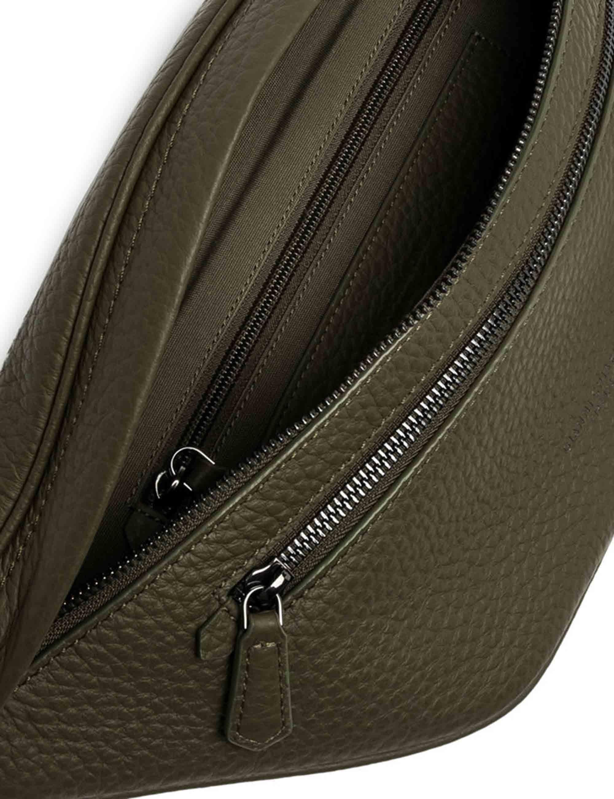 Marsupi uomo Florence in pelle verde MPU B17814 DS 583 Gianni Chiarini 