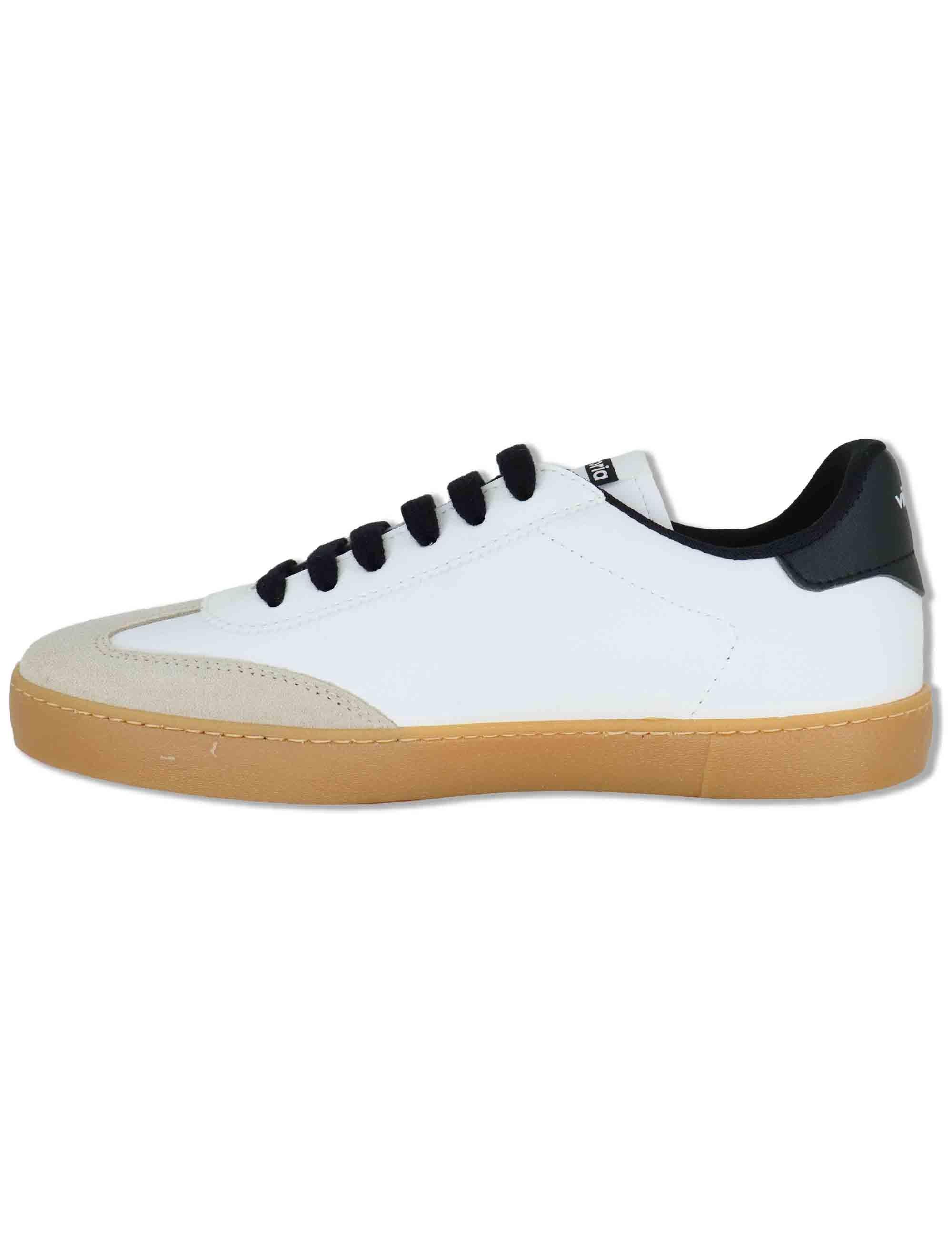 Sneakers uomo Berlin in pelle bianca e blu 1126208 22_Hielo Victoria 