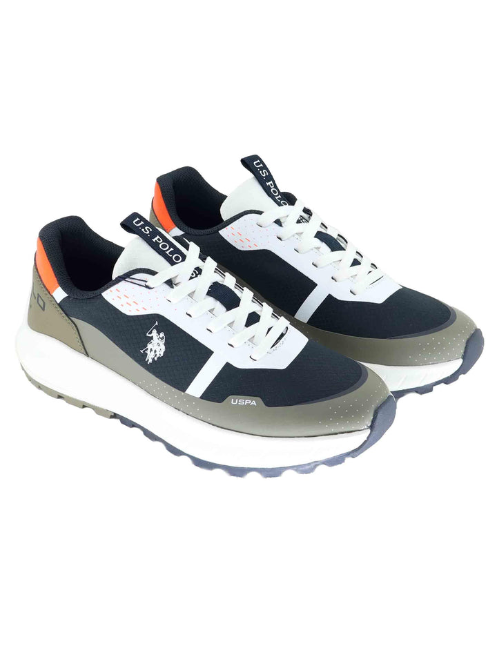 Sneakers uomo in tessuto tecnico taupe con suola alta in gomma SETH012A DBL-TAU01 U.S. Polo Assn. 