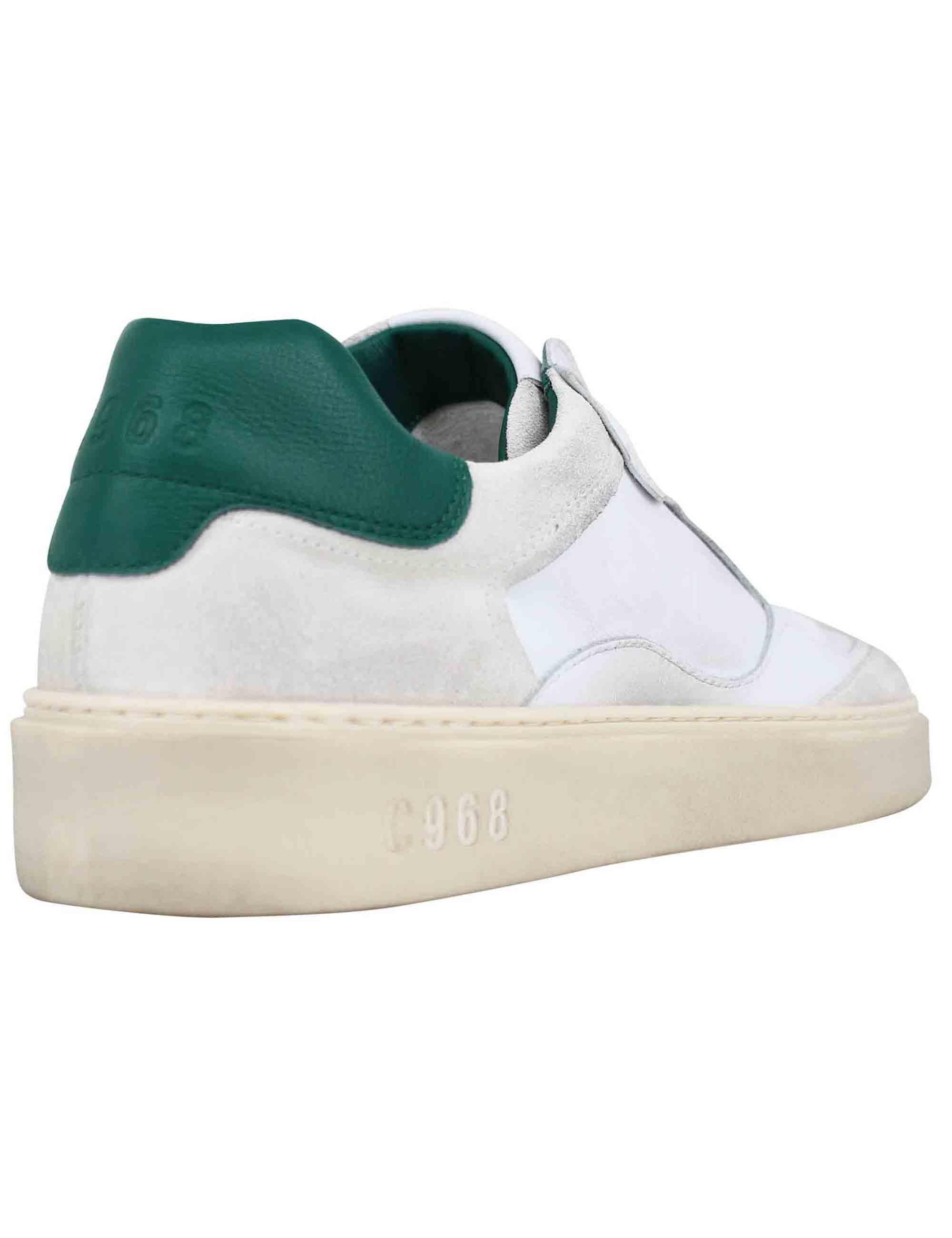 Sneakers uomo in pelle bianca JAMES 100 Corvari C968 