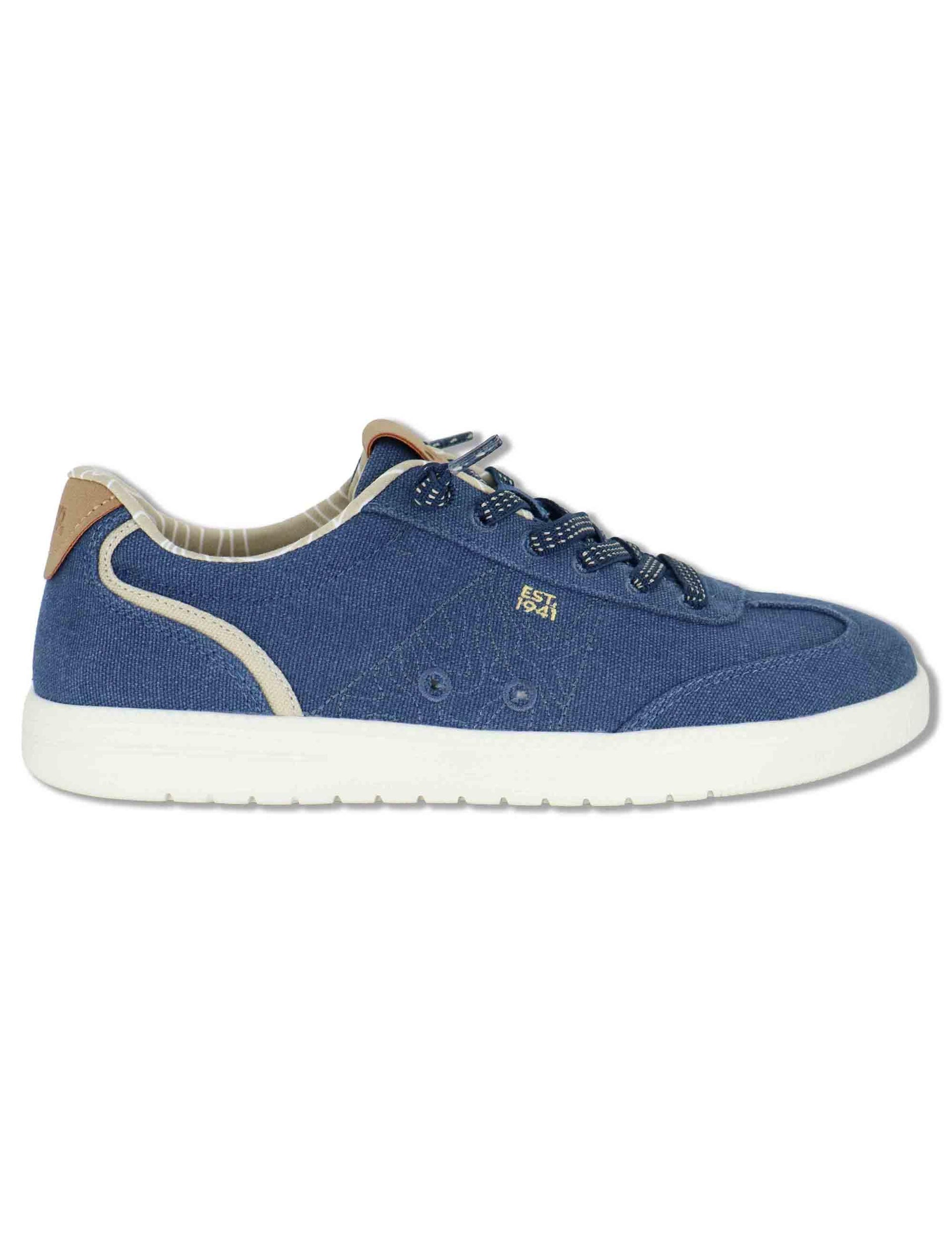 Sneakers uomo Jeepster in canvas blu con suola leggera JM61060A 016 Jeep 