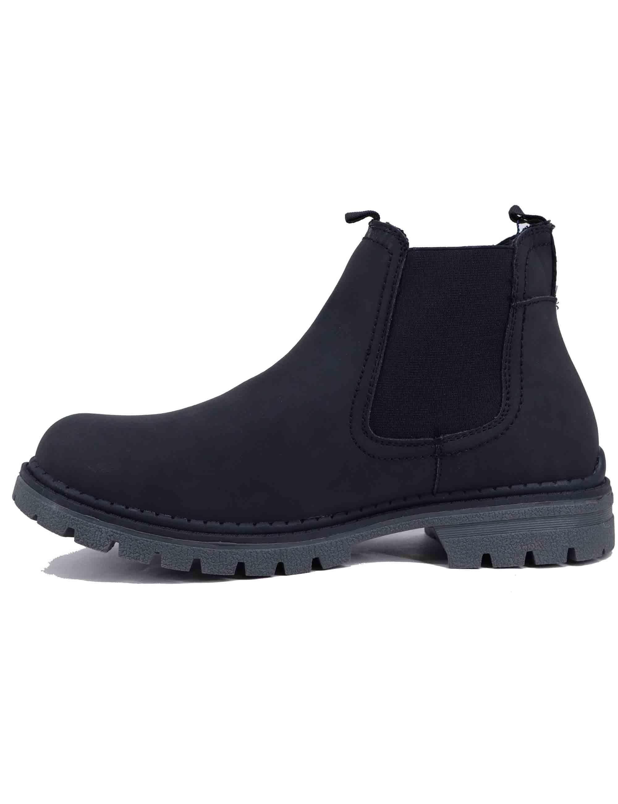 Stivaletti beatles uomo in eco pelle nera OHIO003M DY1 U.S. Polo Assn. 