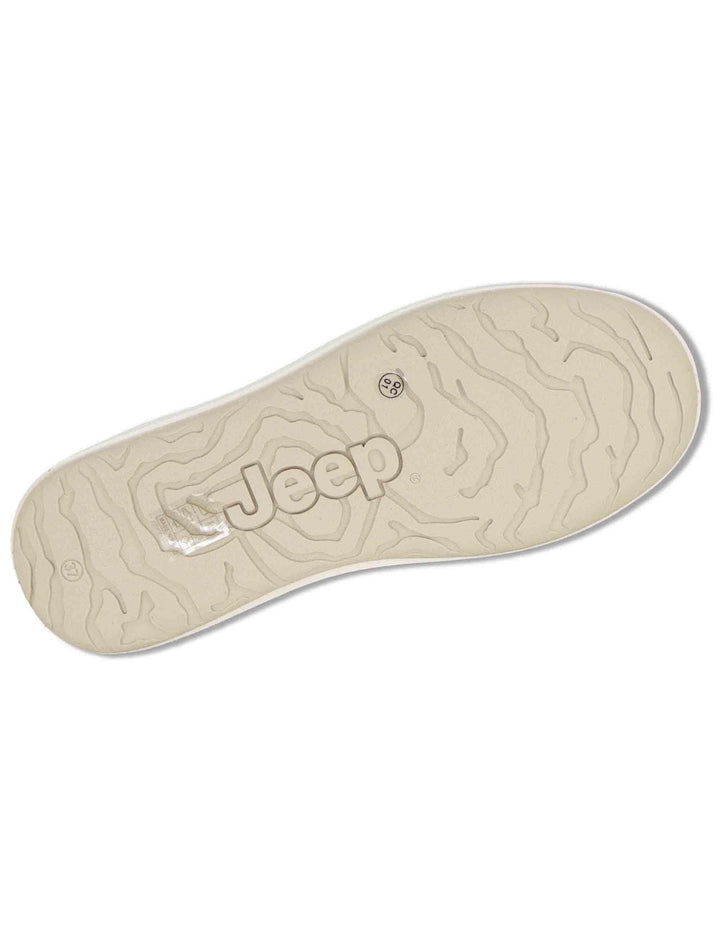 Sneakers donna Nature Wallabee in tessuto beige con lacci elastici JL61530A 023 Jeep 