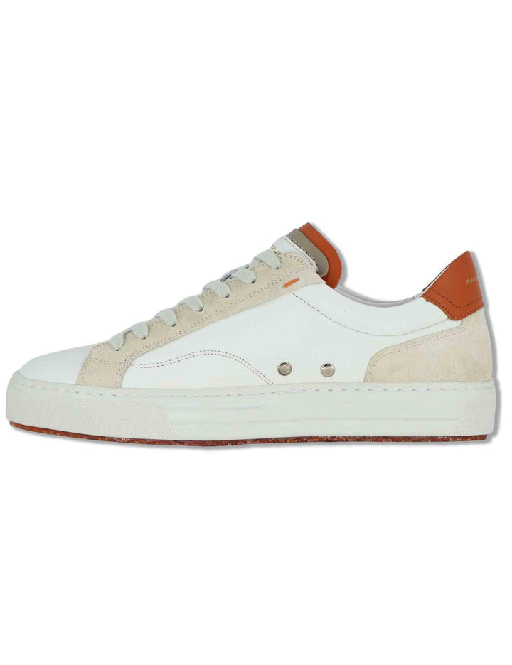 Sneakers uomo Anopolis in pelle off white con suola in gomma leggera 11218 11287AM Ambitious 