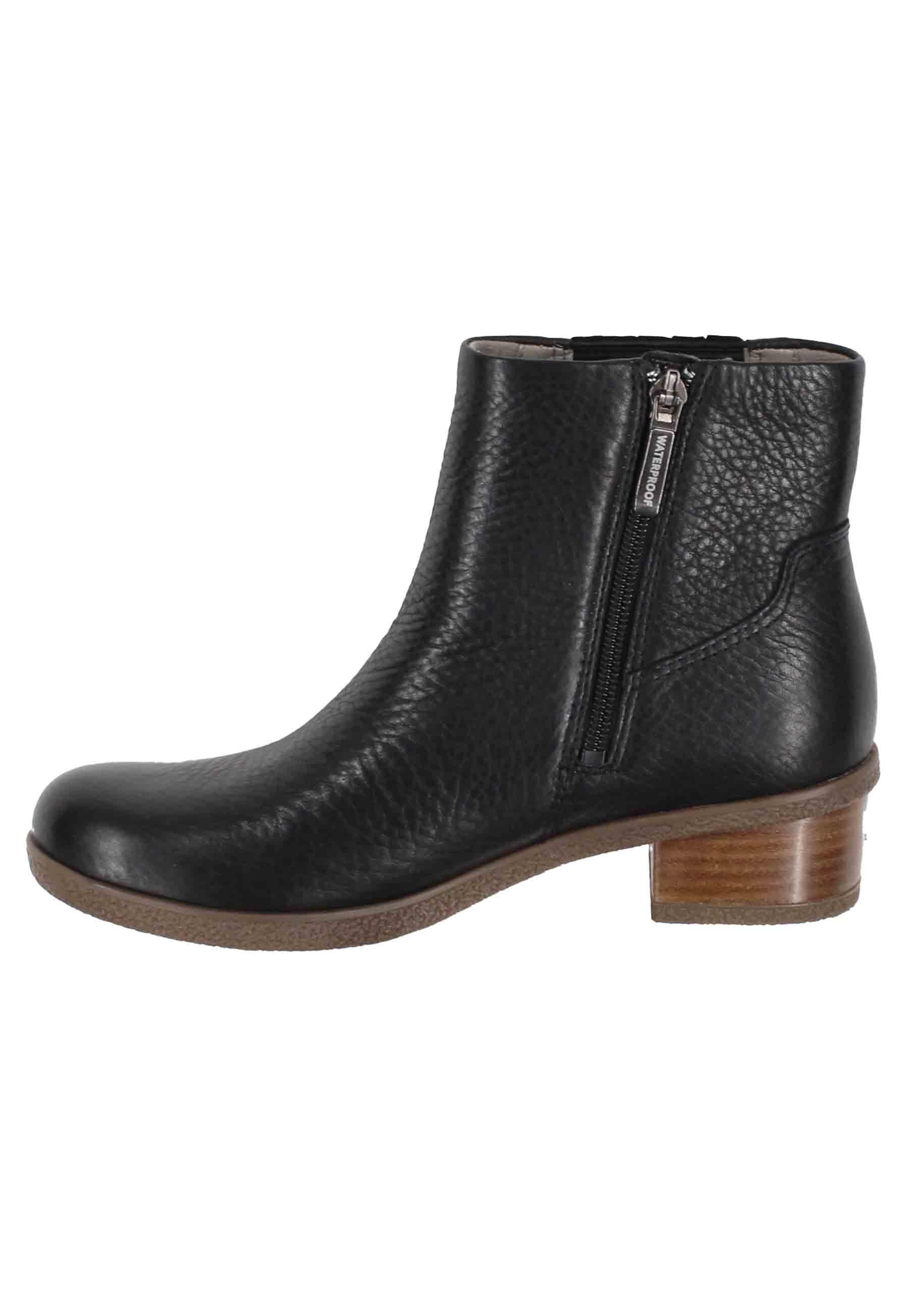 Stivaletti donna whaterproff in pelle nero con suola in gomma DAISIE 293 1472300 Dansko 