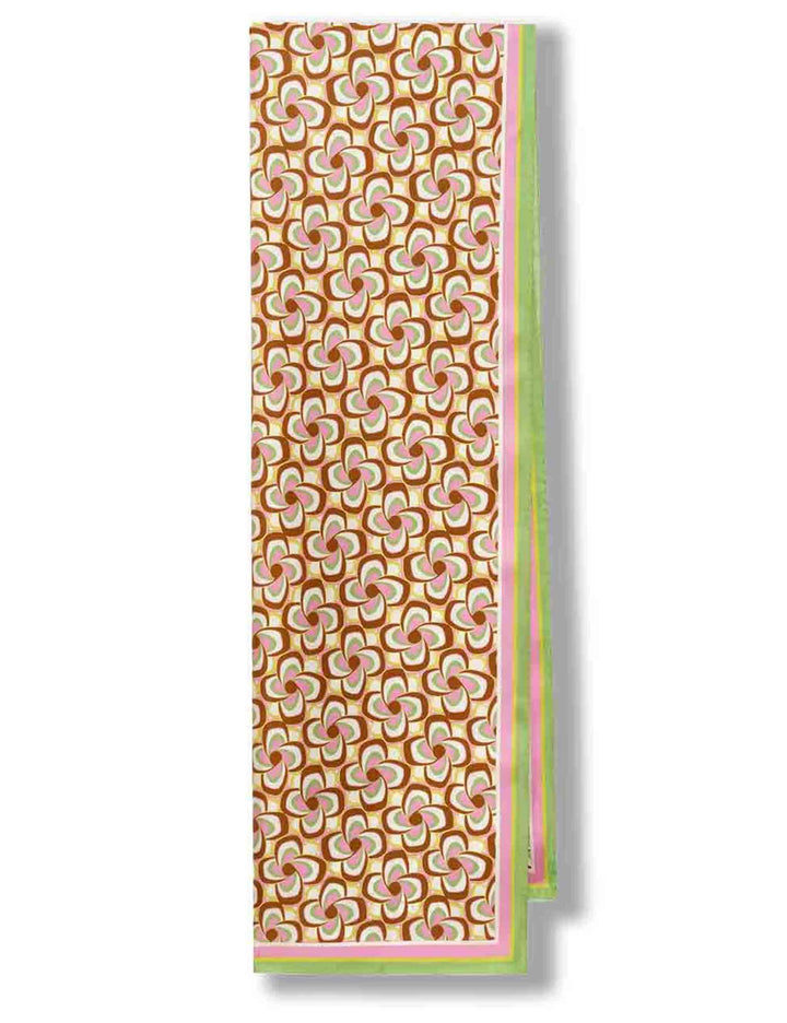 Stole donna Collection Print in seta rosa a fantasia IB034131032 A4168 Maliparmi 