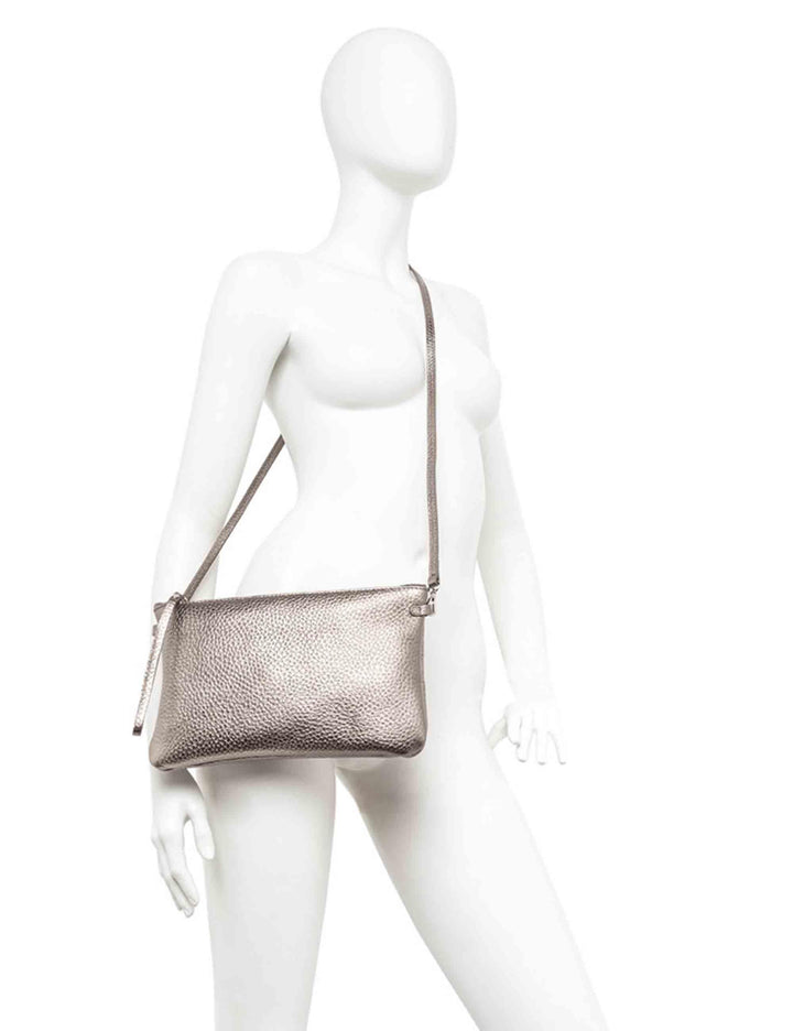 Borse donna pochette Hermy in pelle bordeaux BS3975 13624 RNGDBL Gianni Chiarini 