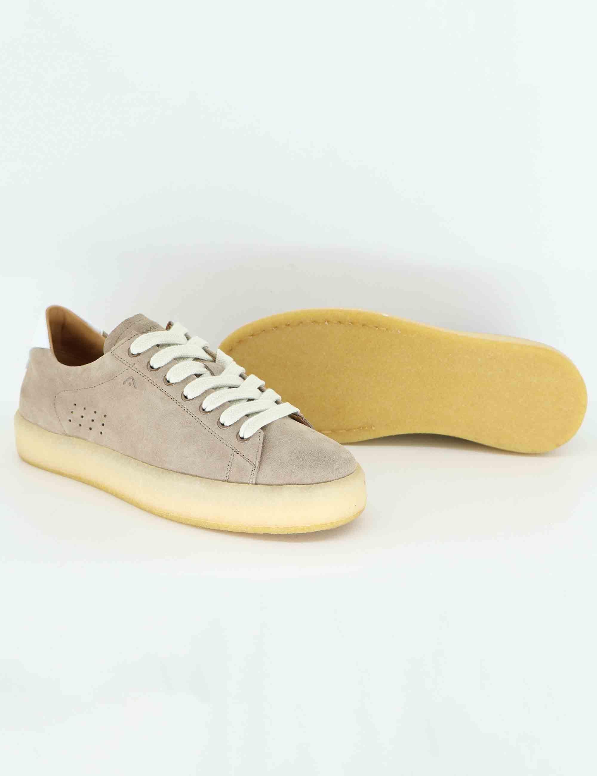 Sneakers uomo Vander in camoscio taupe 13410 11218AM Ambitious 