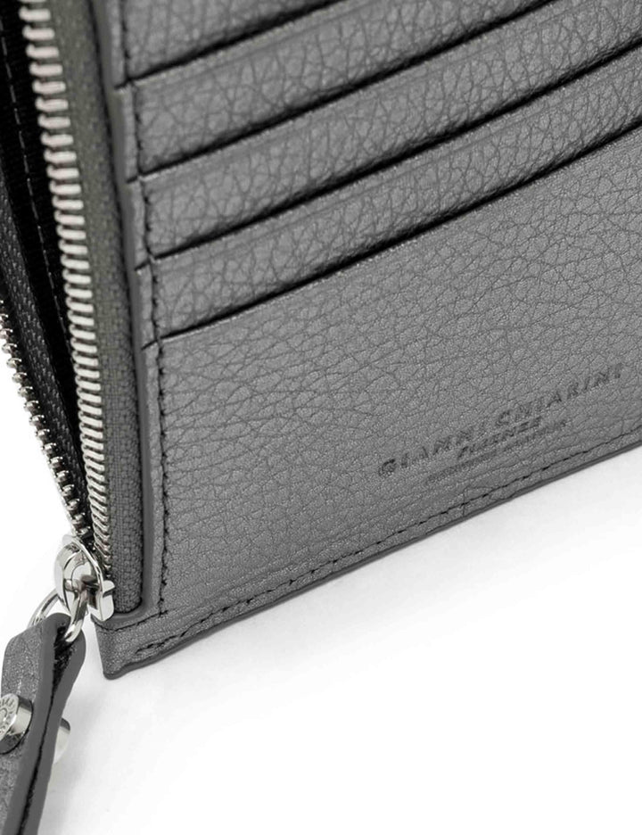 Portafogli donna Wallets Grain in pelle argento PFWBW13755 14168 GRNLM Gianni Chiarini 