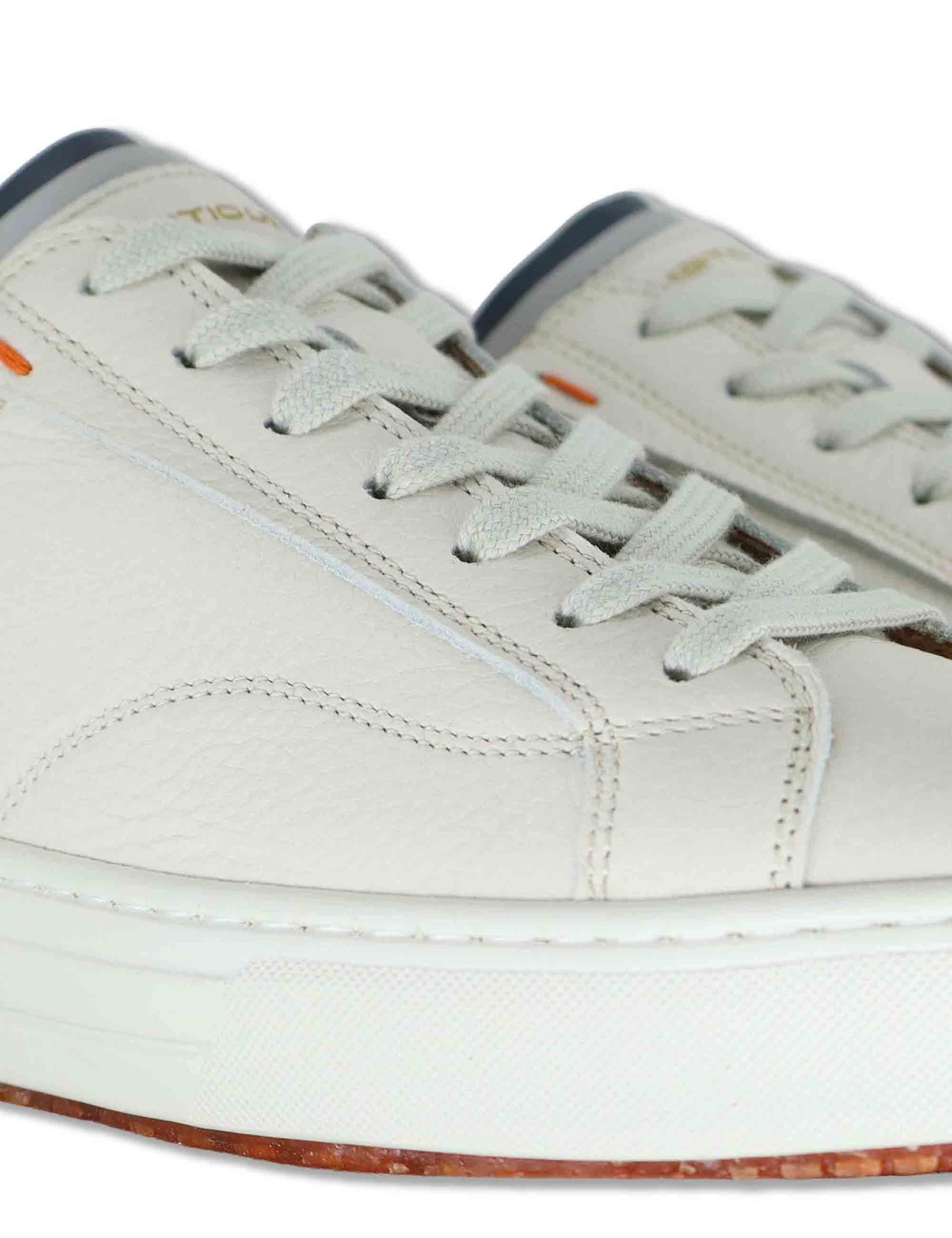 Sneakers uomo Anopolis in pelle beige con suola in gomma leggera 11218 7333AM Ambitious 