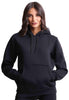 Sweat à capuche femme en tissu noir avec imprimé en soie - Donna HOODIE TOKYO