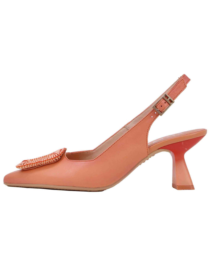 Slingback donna in pelle corallo con accessorio HV253910 C002 Hispanitas 