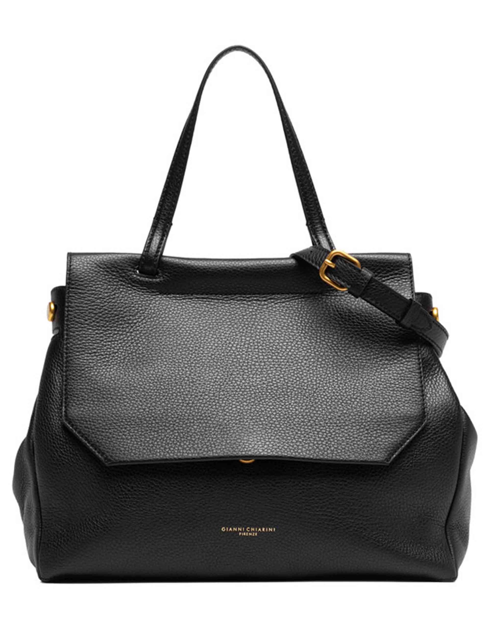 Borse donna Ottavia in pelle nera con manico e tracolla BS11376 001 GRN Gianni Chiarini 