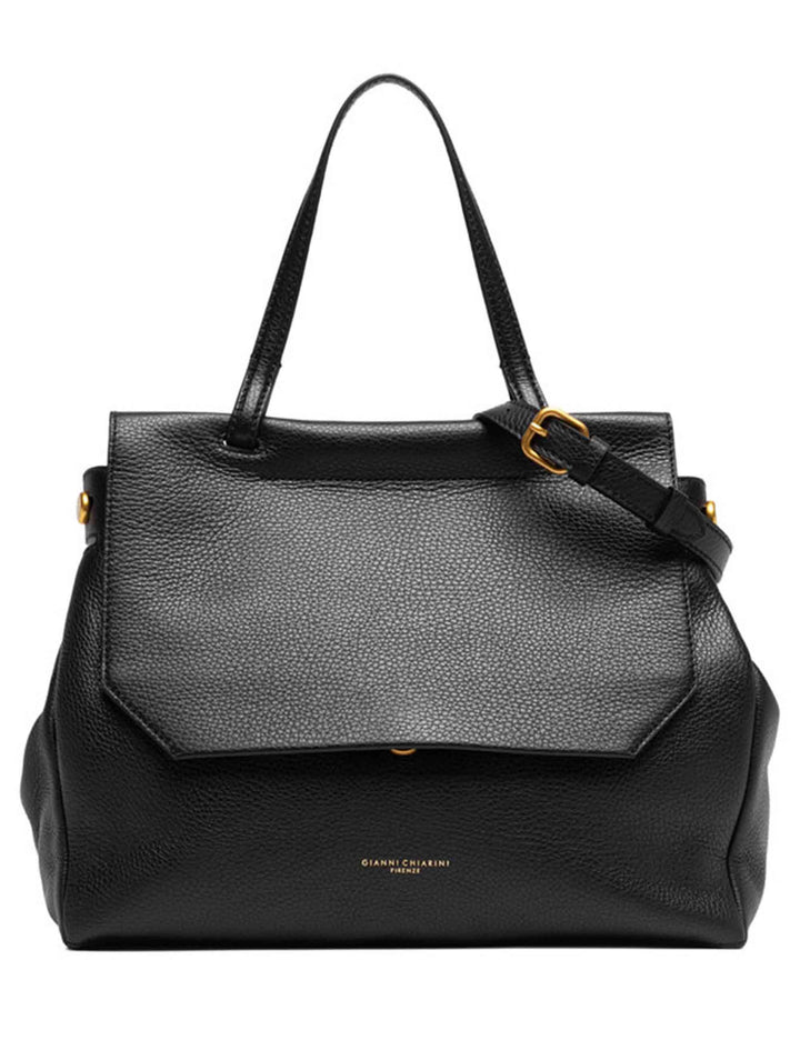 Borse donna Ottavia in pelle nera con manico e tracolla BS11376 001 GRN Gianni Chiarini 