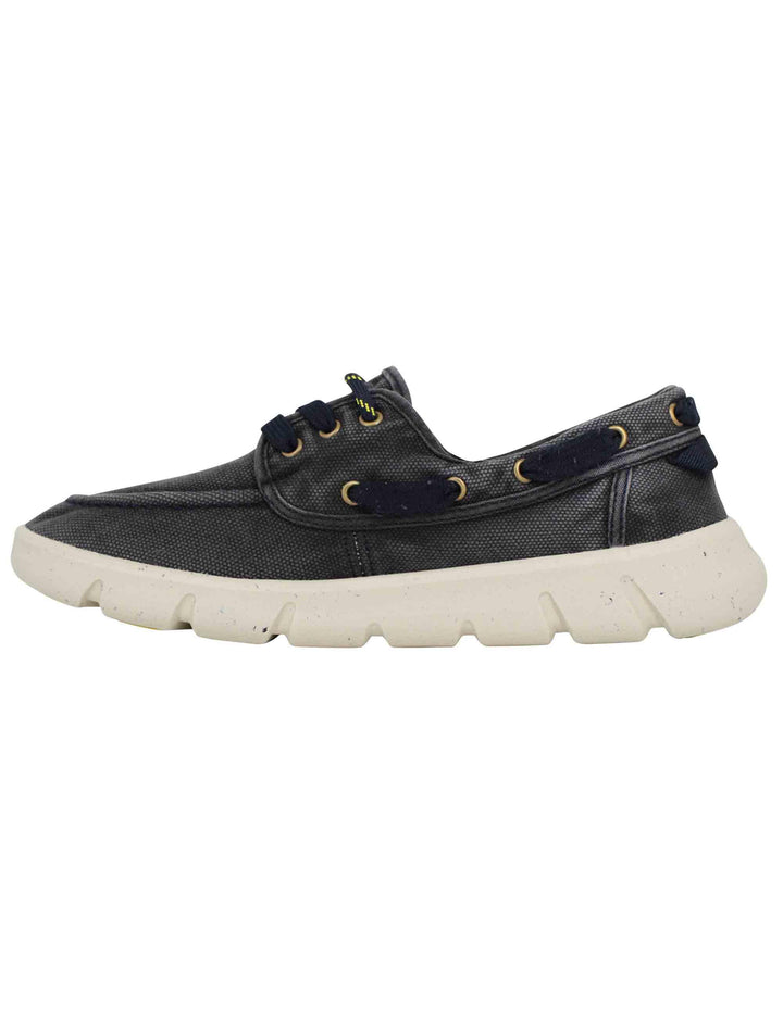 Stringate uomo tabasco boat in tessuto blu con suola ultra leggera JM41031A 016 Jeep 
