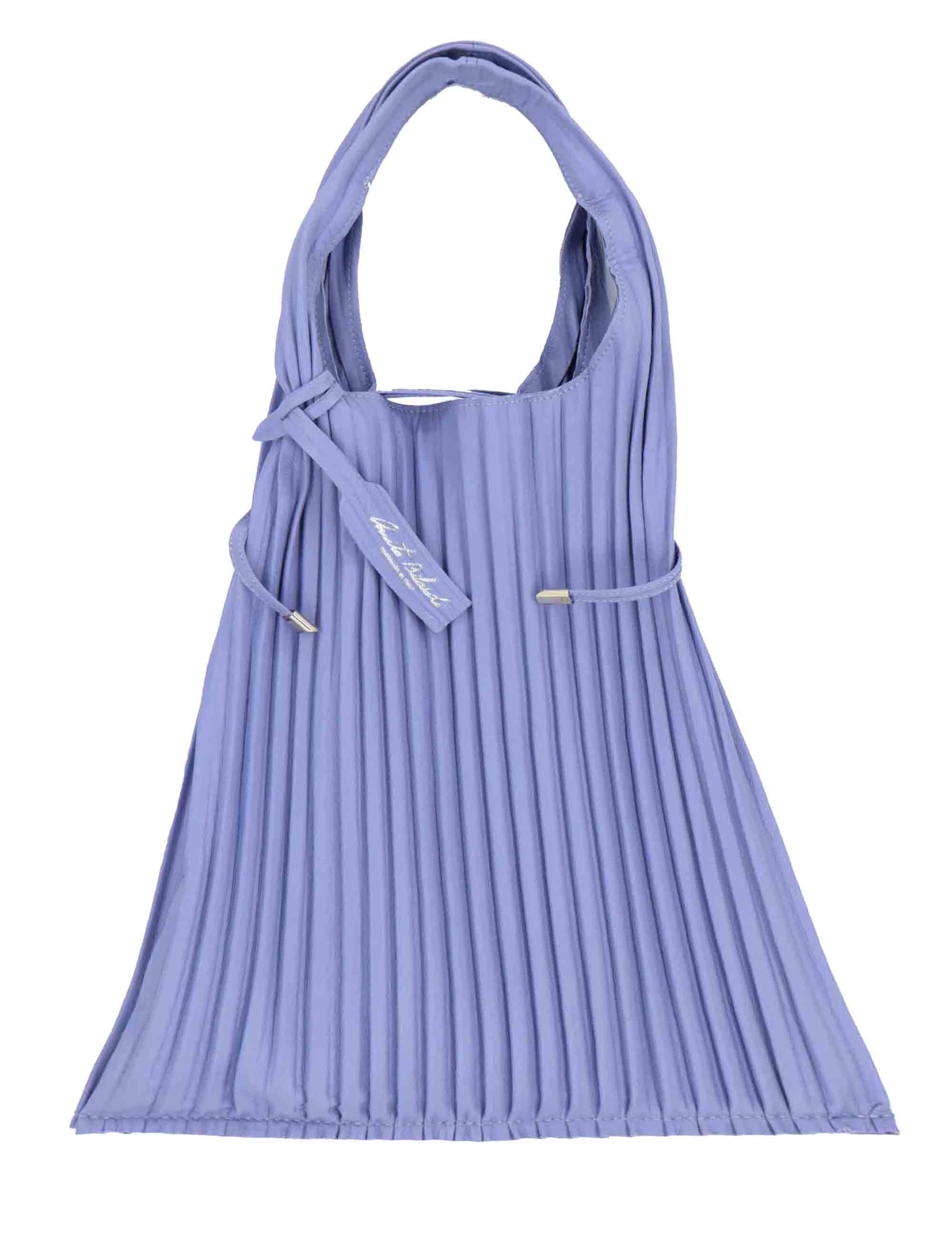 Borse donna in pelle glicine plissè PICASSO PLISSE 015 Anita Bilardi 