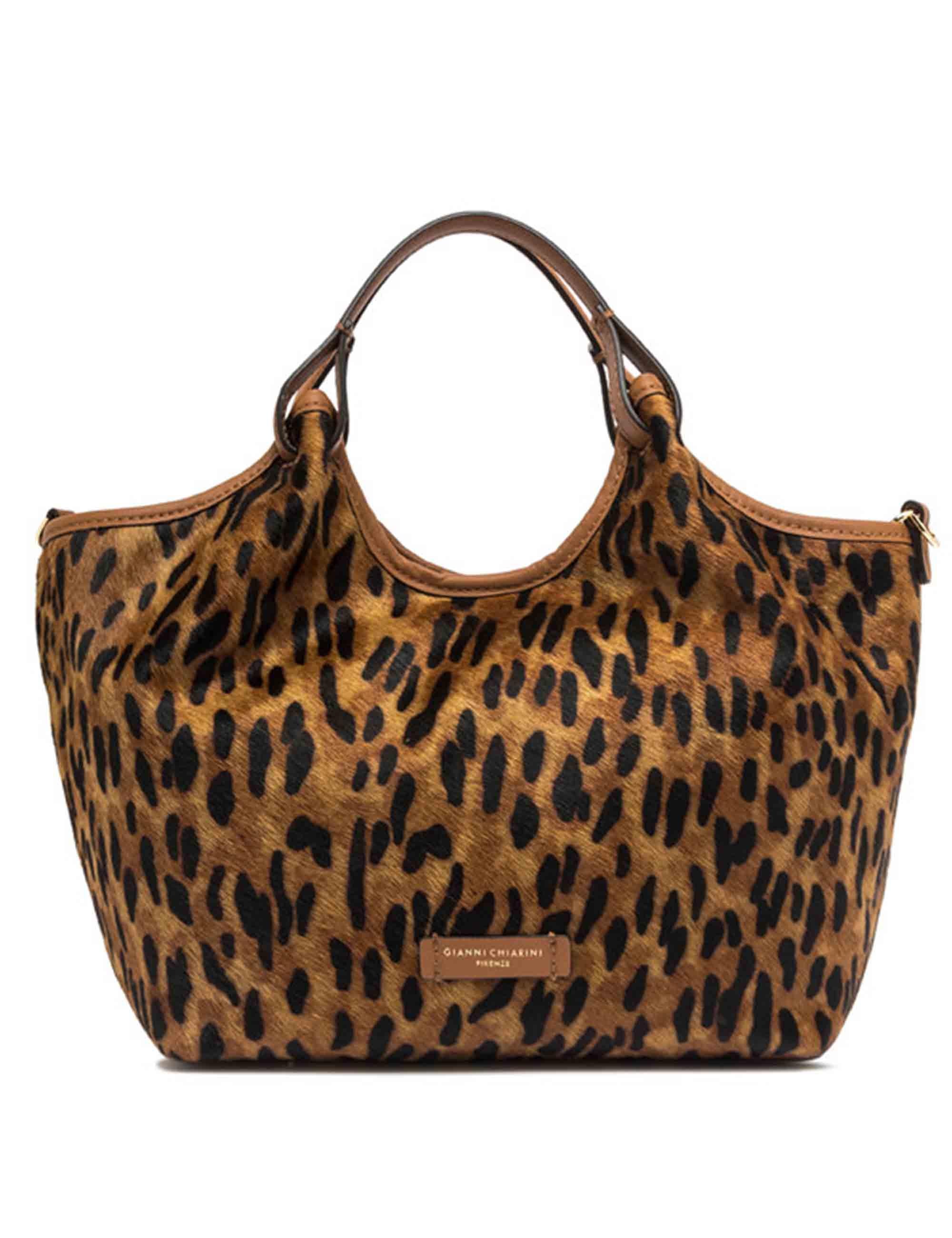 Borse donna Dua in pelle cuoio effetto cavallino BS11109 14351 CAV-PL Gianni Chiarini 