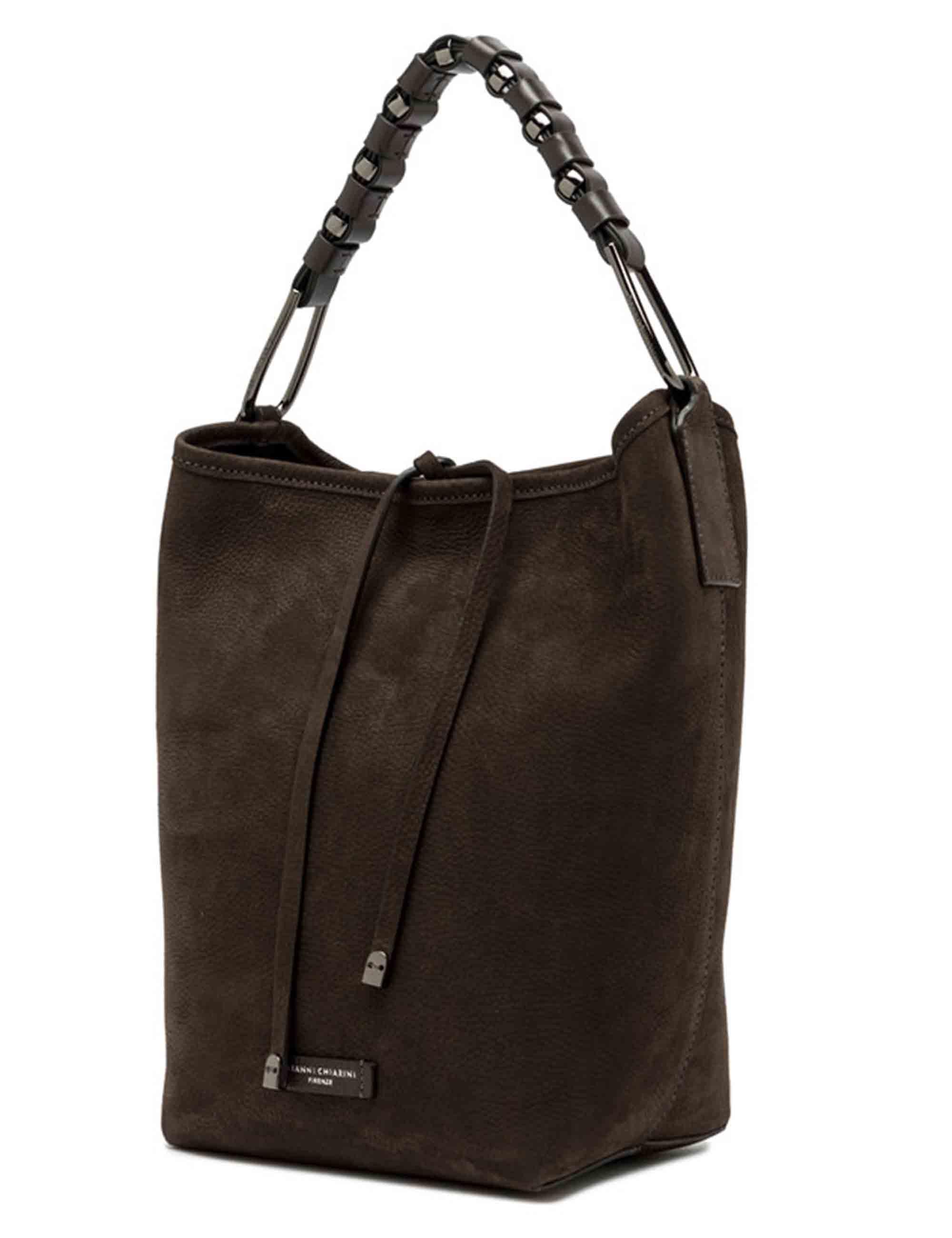 Borse donna Eliana in camoscio testa di moro BS11841 2107 NBK-TKL Gianni Chiarini 