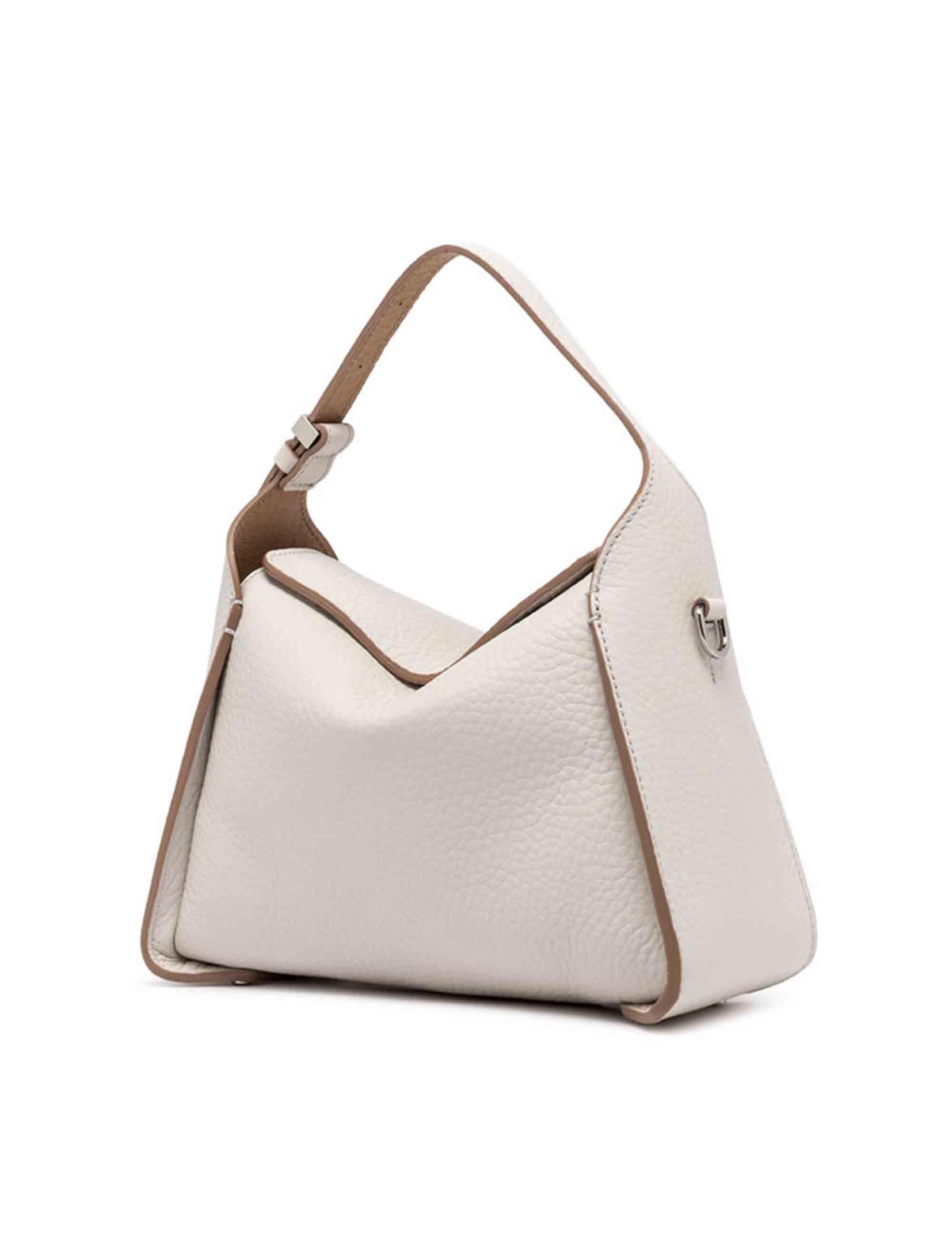 Borse donna Penelope in pelle beige con tracolla BS11351 13347 RNGDBL Gianni Chiarini 