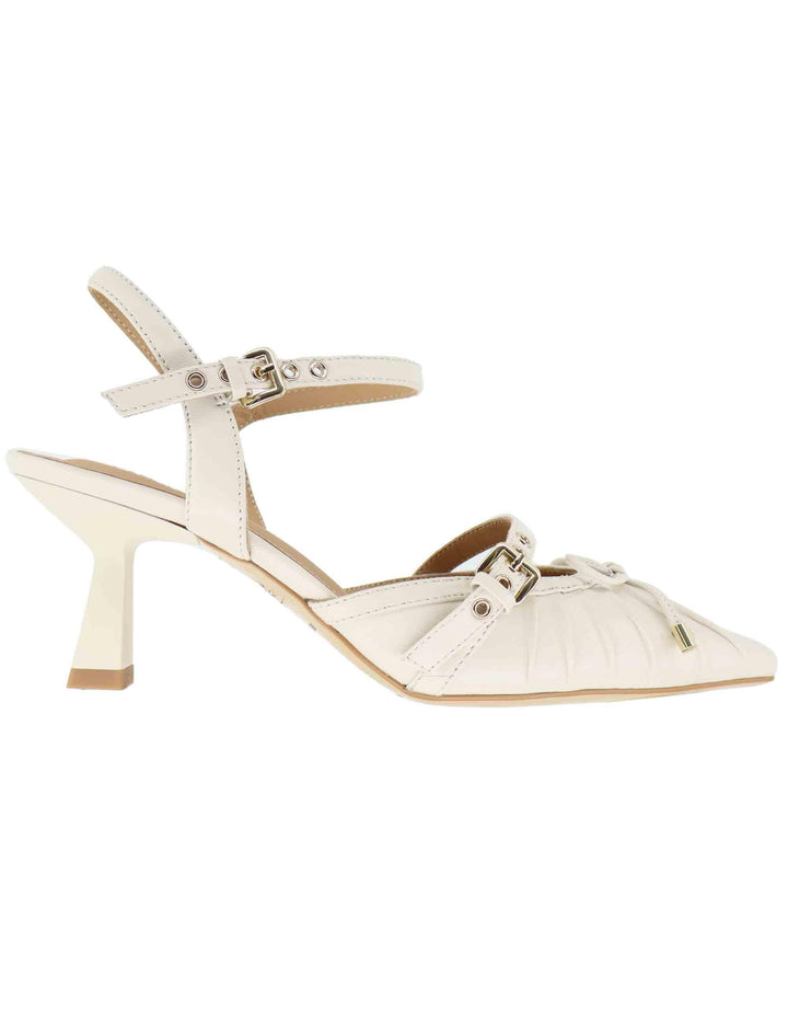 Slingback donna in pelle avorio con tacco alto BL0407X 015 Bruno Premi 