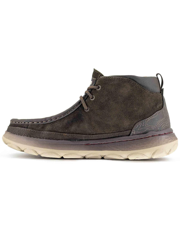 Stivaletti uomo Kauai Wallebee Mid in crosta marrone con suola in gomma JM52041A 030 Jeep 