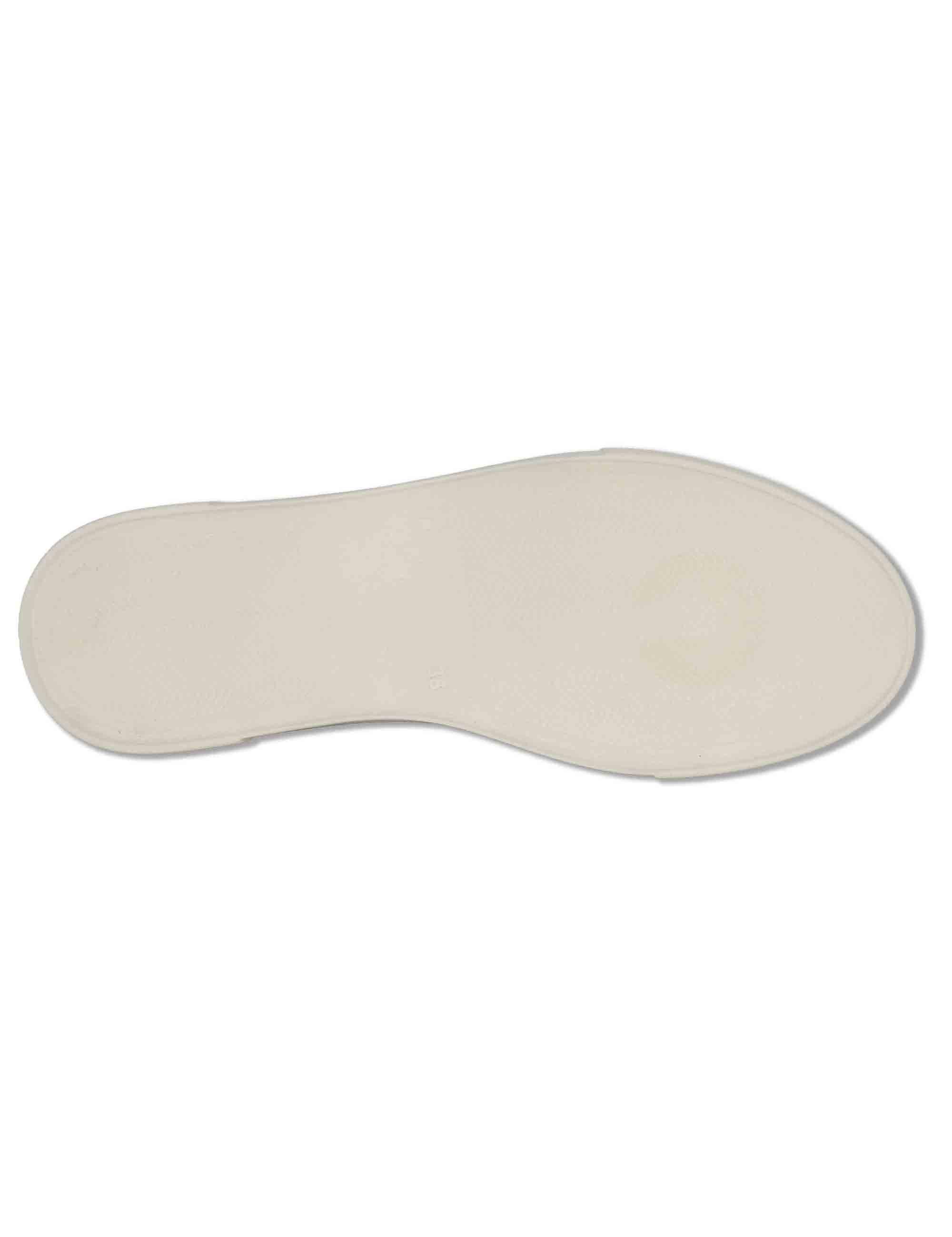 Sneakers donna in camoscio blu con linguetta arricciata e laccio in tulle SP60030 009 Spatarella 